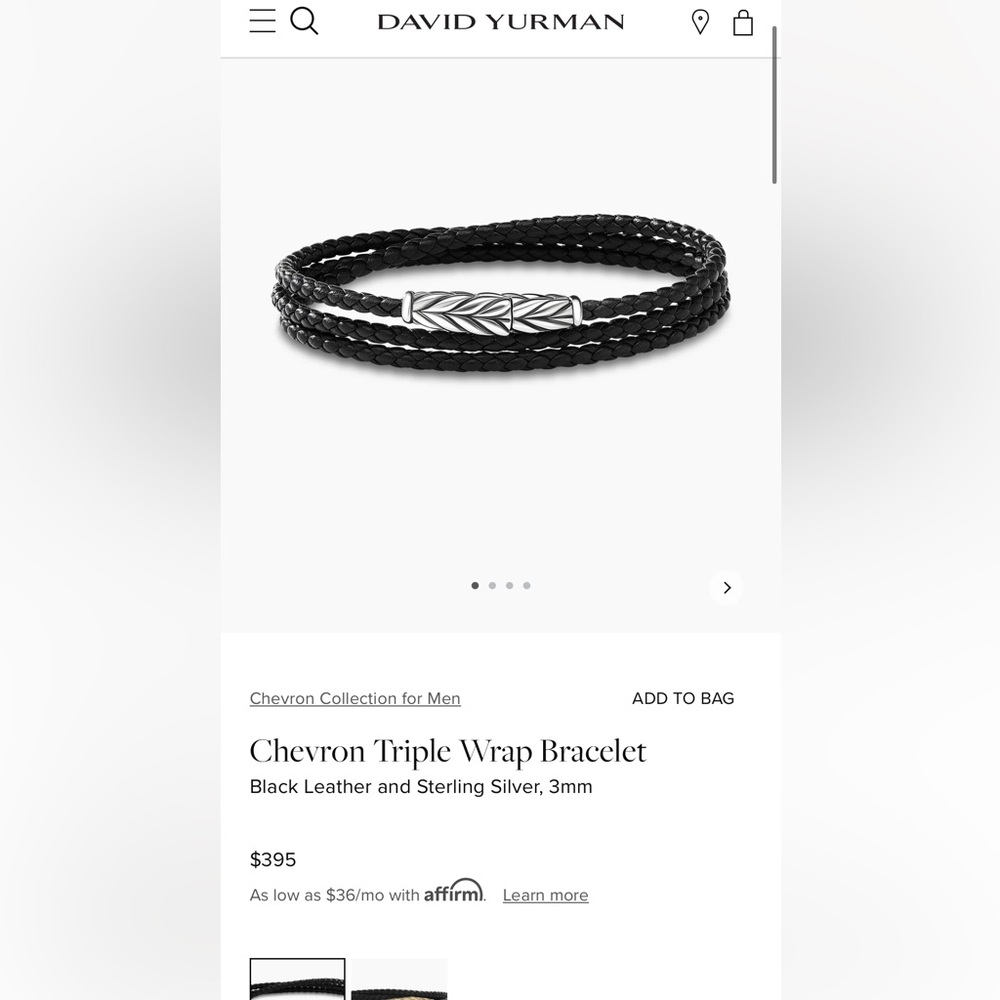 David Yurman Mens Bracelet